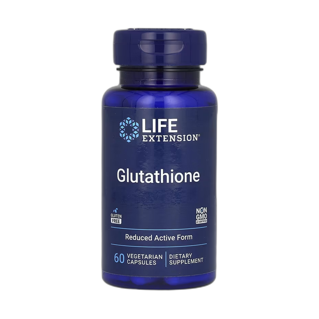 Life Extension, Glutathione, 60 Vegetarian Capsules front packaging view