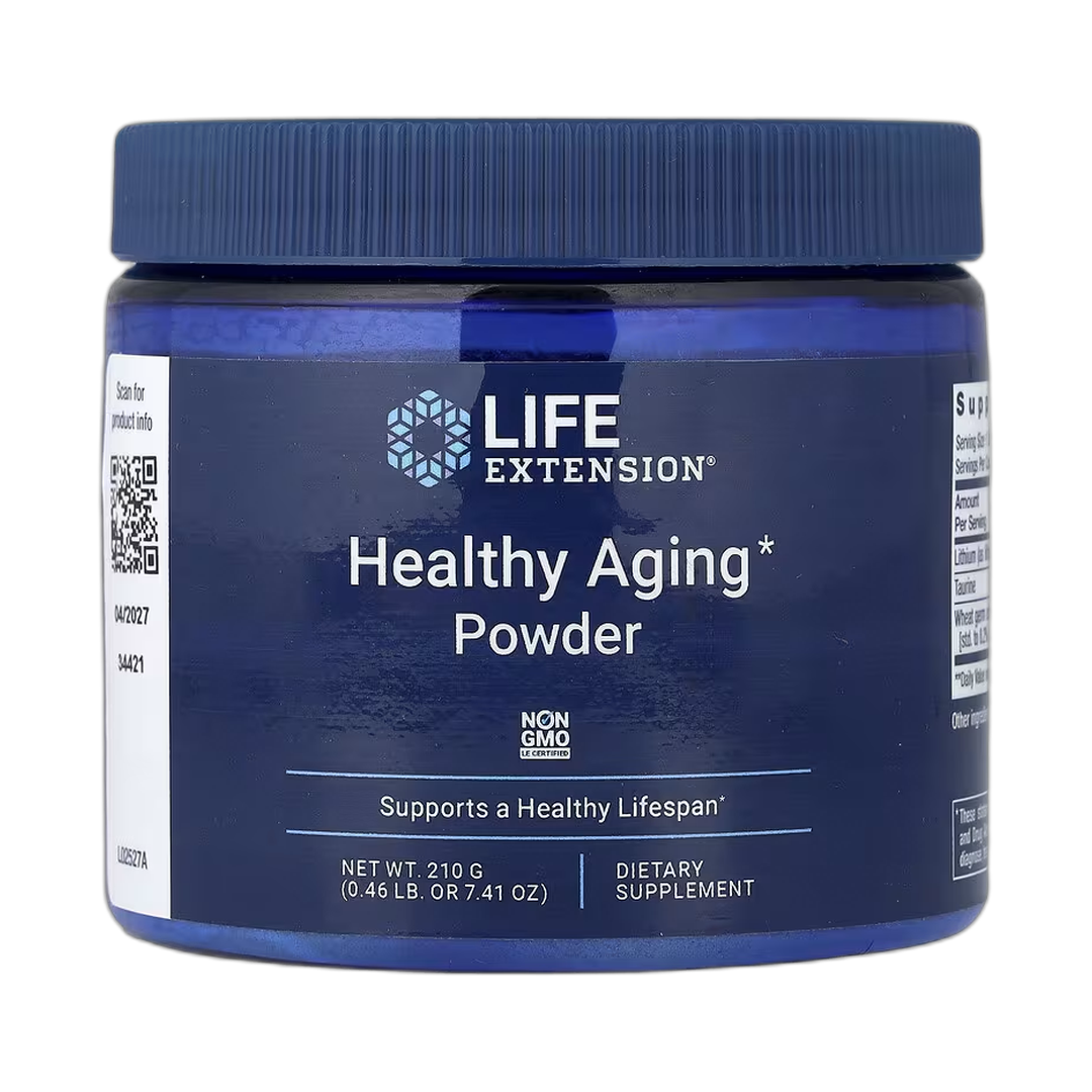 Life Extension, Healthy Aging Powder, 7.41 oz, 210 g front packaging view
