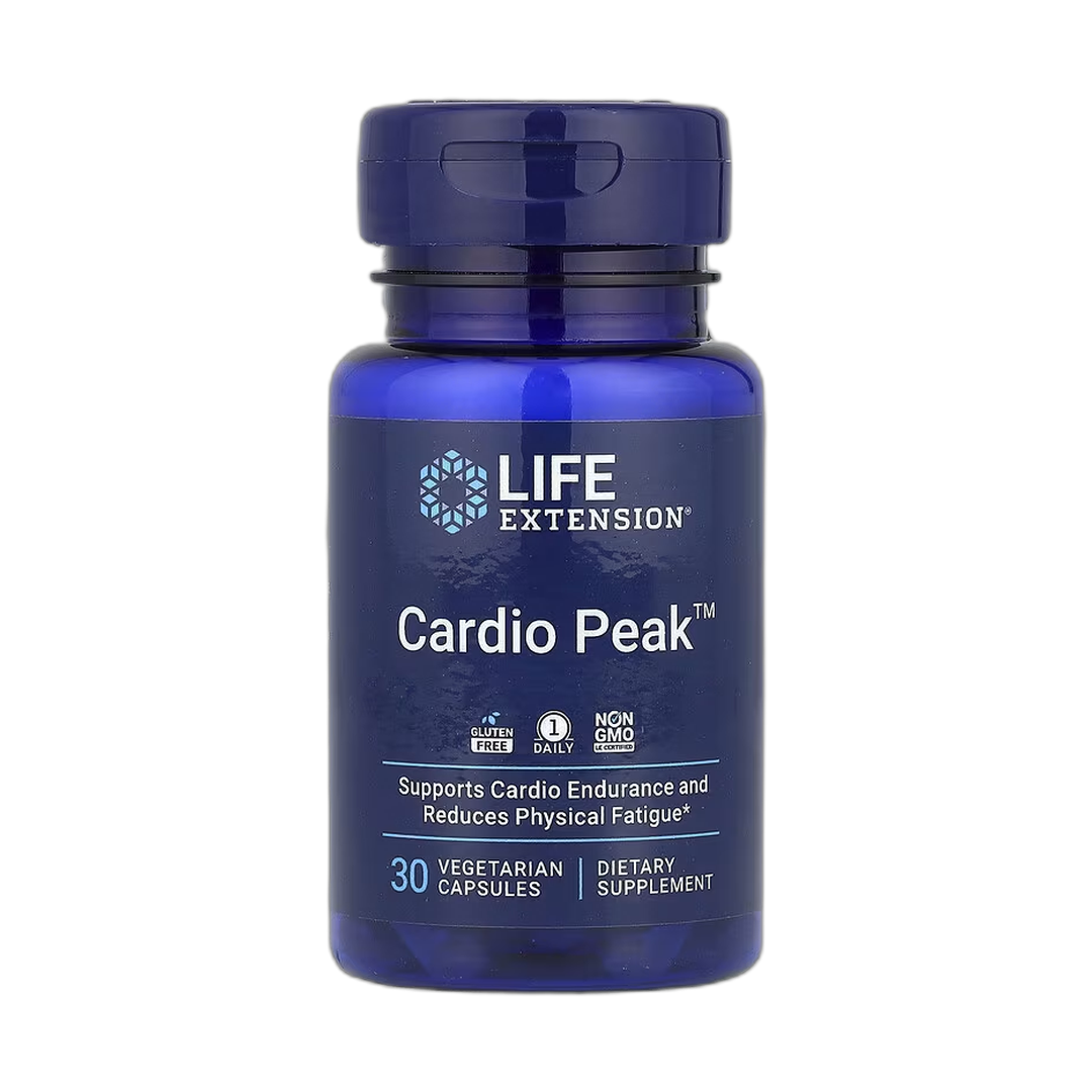 Life Extension, Cardio Peak, 30 Vegetarian Capsules front packaging view