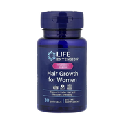 Life Extension, Women's Health, Hair Growth for Women, 30 Softgels front packaging view