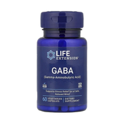Life Extension, GABA, 60 Vegetarian Capsules front packaging view