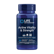 Life Extension Life Extention, Active Vitality & Strength, 30 Vegetarian Capsules front packaging view