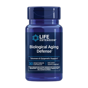 Life Extension, Biological Aging Defense, 30 Vegetarian Capsules front packaging view