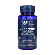 Life Extension, Venotone, Standardized Horse Chestnut, 60 Capsules front packaging view