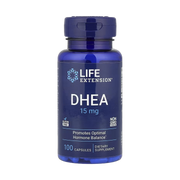 Life Extension, DHEA, 15 mg, 100 Capsules front packaging view