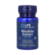 Life Extension, Rhodiola Extract, 250 mg, 60 Vegetarian Capsules front packaging view
