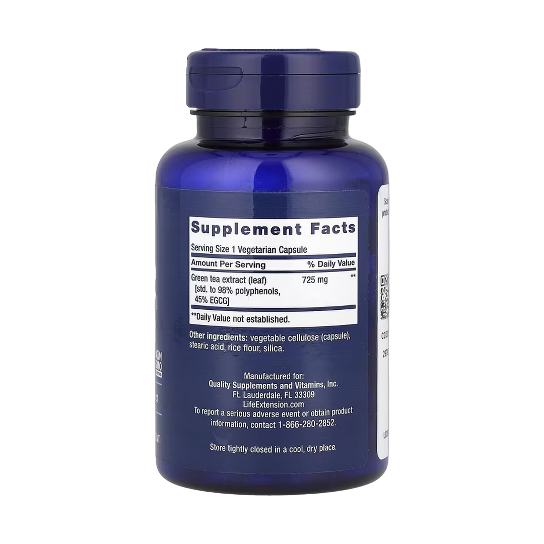 Life Extension, Mega Benfotiamine, 250 mg, 120 Vegetarian Capsules back packaging view