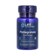 Life Extension, Pomegranate Fruit Extract, 30 Vegetarian Capsules front packaging view