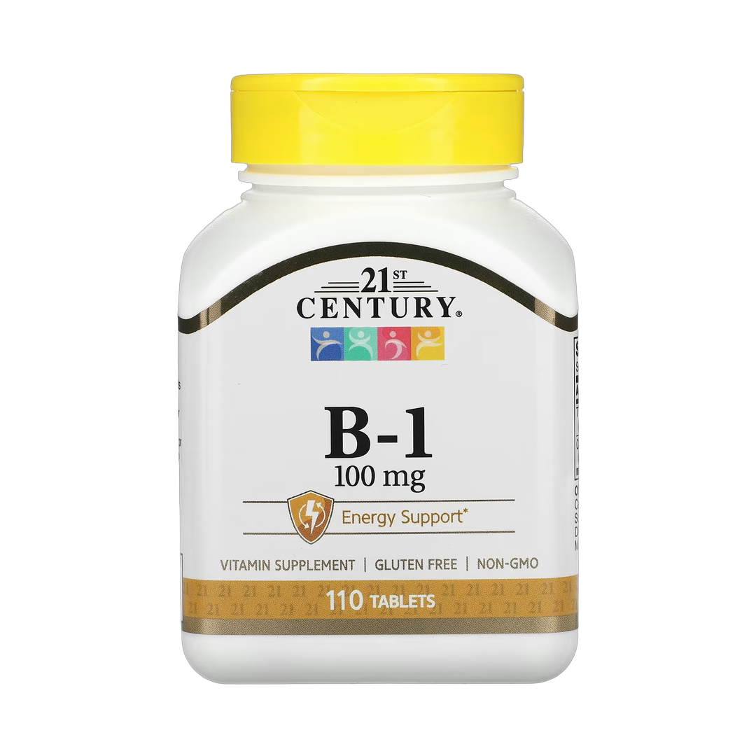 21st Century, B-1, 100 mg, 110 Tablets front packaging view