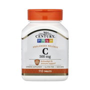 21st Century, Vitamin C, Prolonged Release, 500 mg, 110 Tablets front packaging view