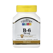 21st Century, Vitamin B-6, 110 Tablets front packaging view