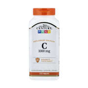 21st Century, Vitamin C, Prolonged Release, 1,000 mg, 110 Tablets front packaging view