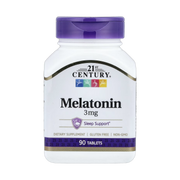 21st Century, Melatonin, 3 mg, 90 Tablets front packaging view