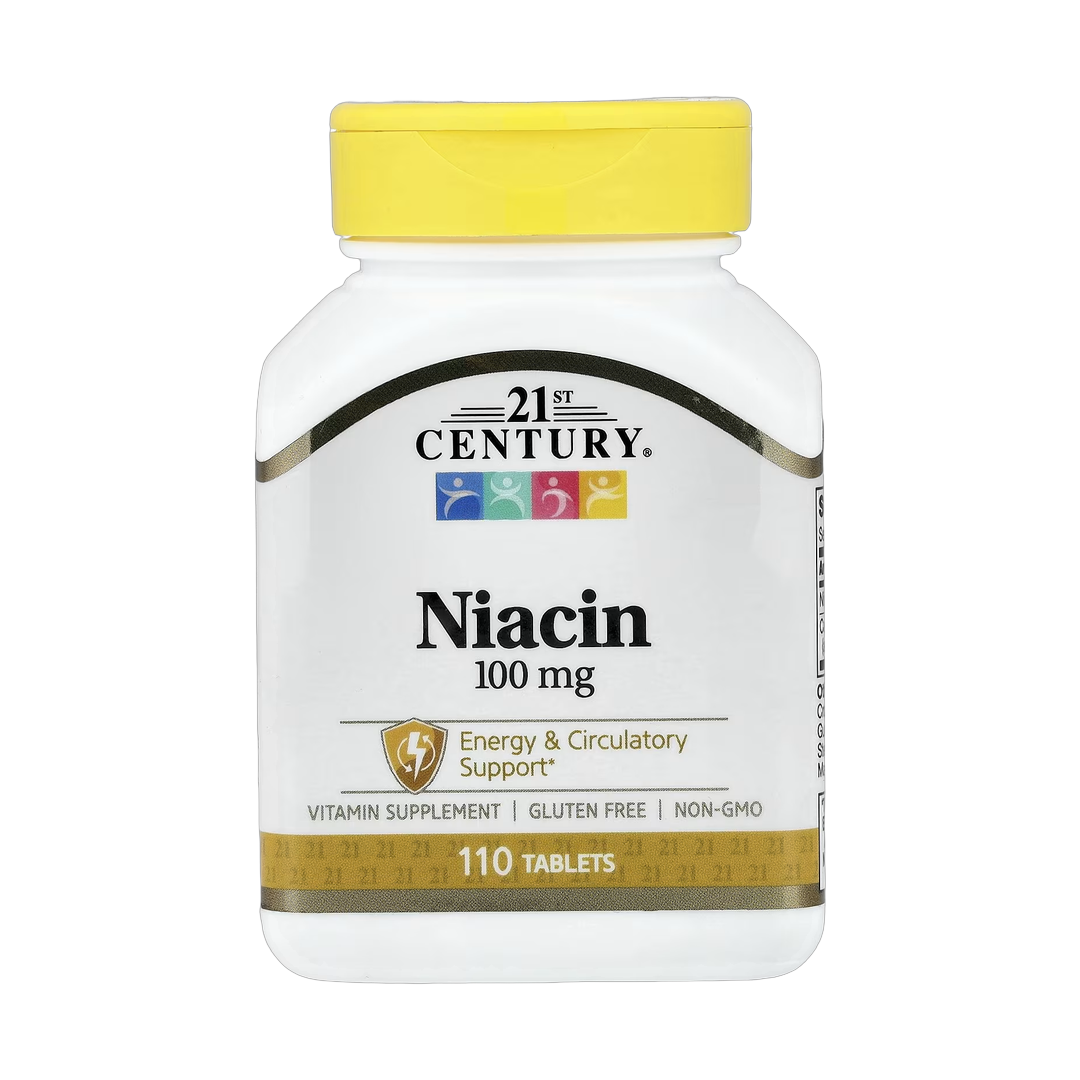 21st Century, Niacin, 100 mg, 110 Tablets front packaging view