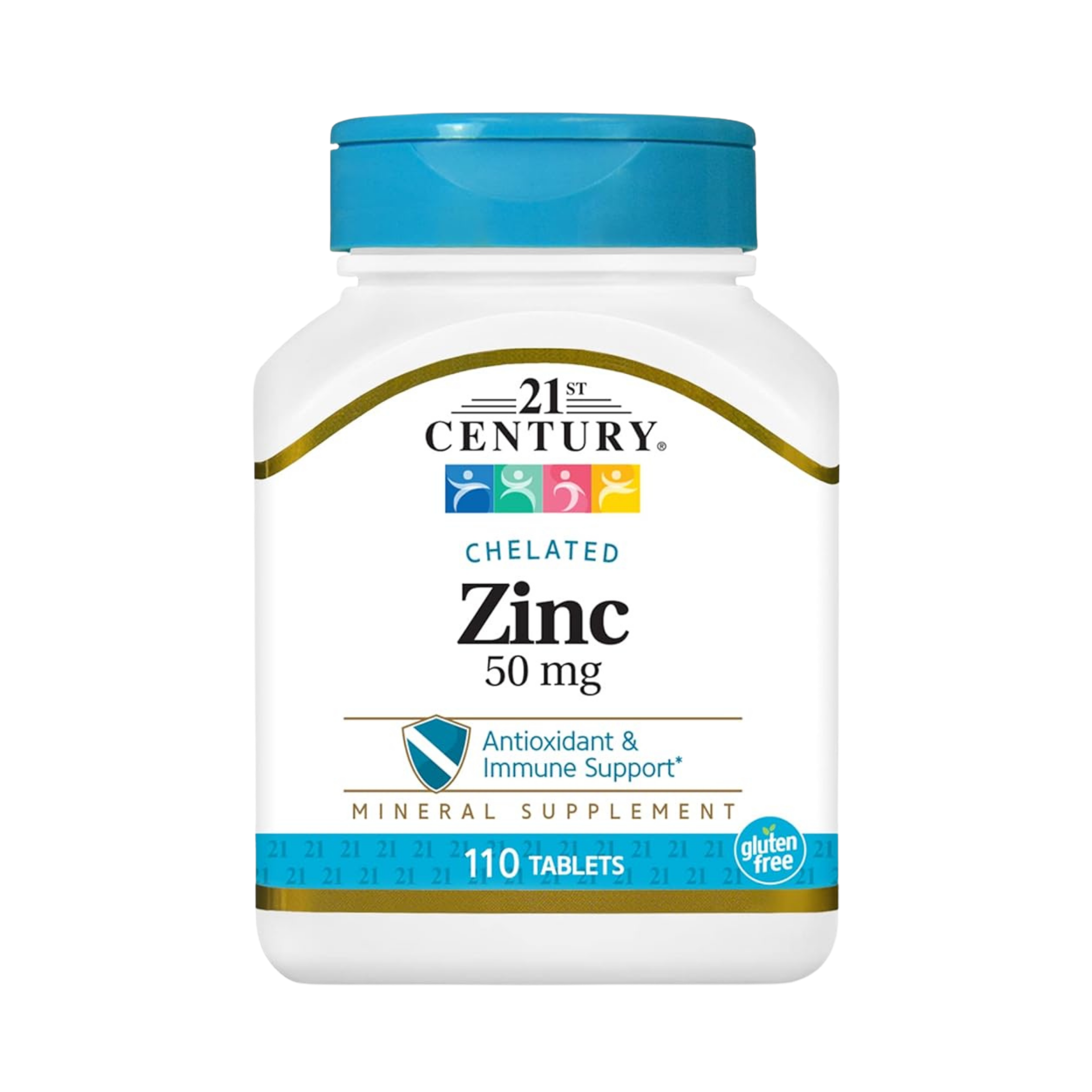 21st Century, Zinc, 50 Mg, 110 Tablets front packaging view