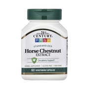 21st Century, Horse Chestnut Extract, Standardized, 60 Vegetarian Capsules front packaging view
