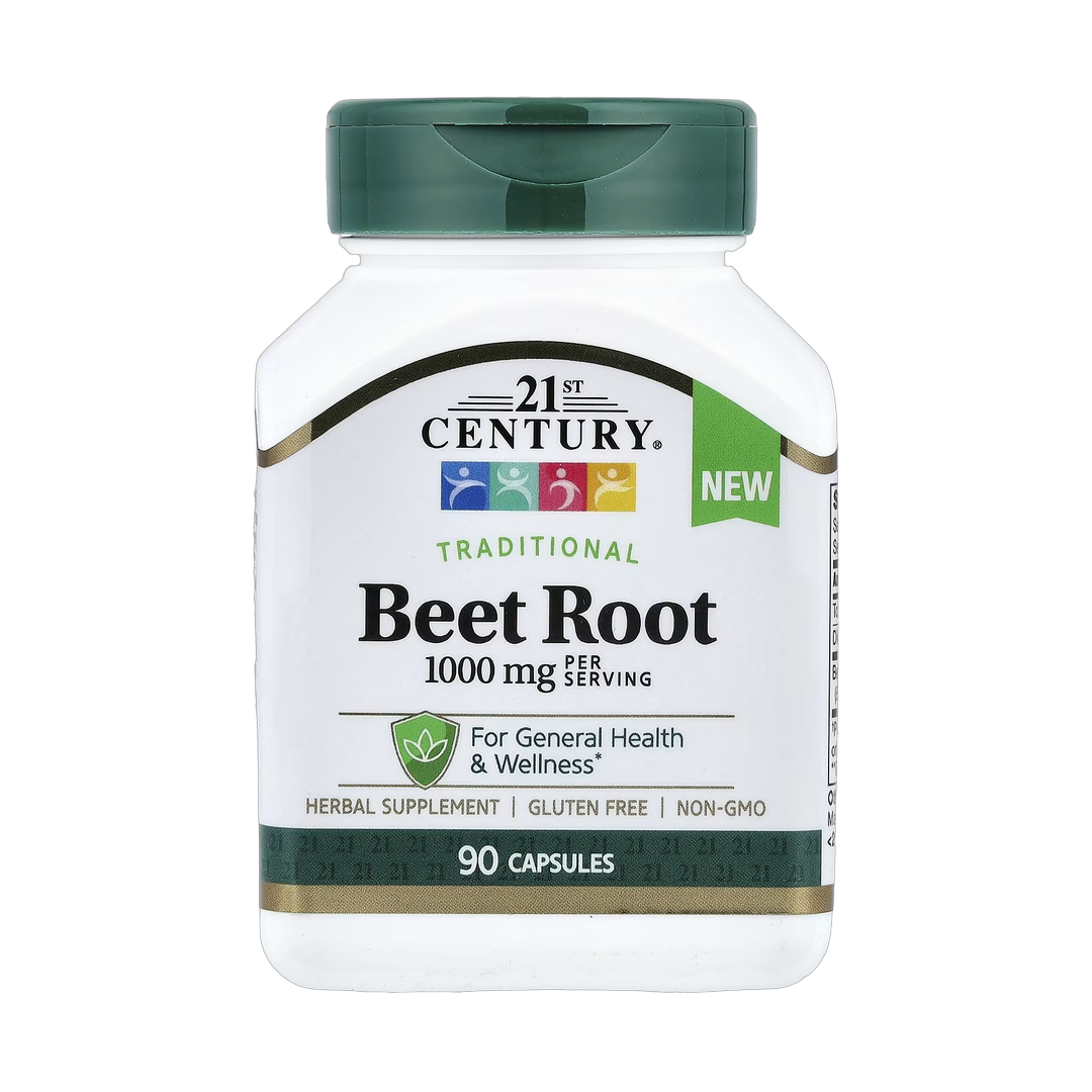 21st Century, Beet Root, 90 Capsules front packaging view