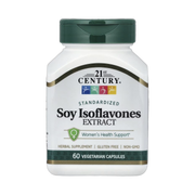 21st Century, Soy Isoflavones Extract, Standardized, 60 Vegetarian Capsules front packaging view