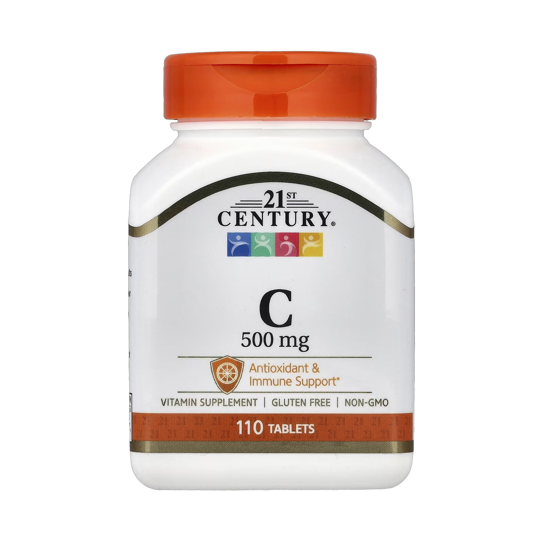 21st Century, Vitamin C, 500 mg, 110 Tablets front packaging view