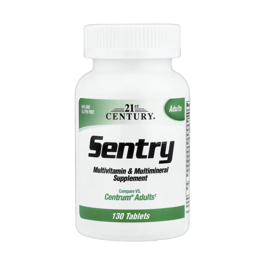 21st Century, Sentry, Adults Multivitamin & Multimineral Supplement, 130 Tablets front packaging view