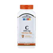21st Century, Vitamin C with Rose Hips, 110 Tablets front packaging view
