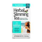 21st Century, Herbal Slimming Tea, All Natural, Caffeine Free, 24 Tea Bags, 1.7 oz (48 g) front packaging view