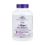 21st Century, Super Collagen Plus Vitamin C, 180 Tablets front packaging view