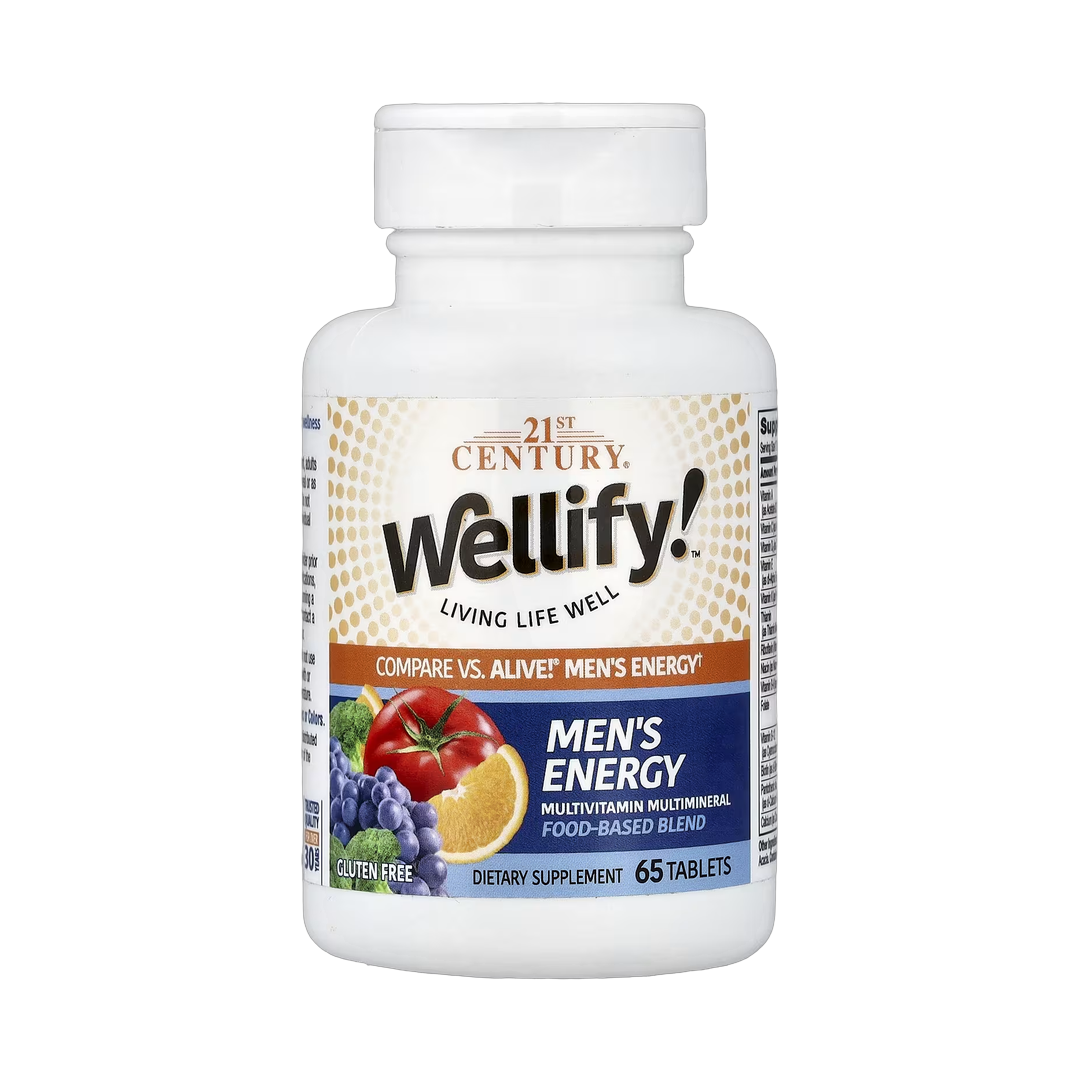 21st Century, Wellify! Men's Energy, Multivitamin Multimineral, 65 Tablets front packaging view