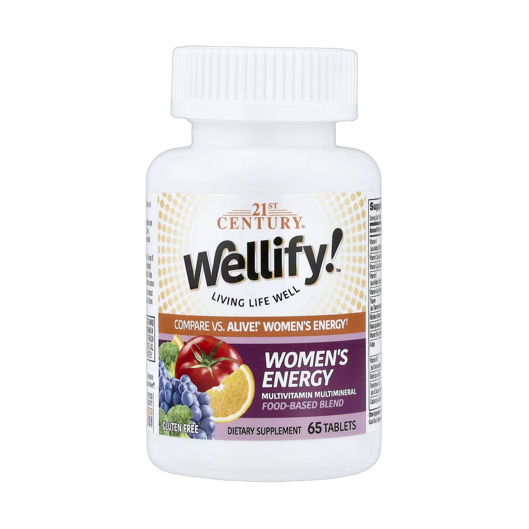 21st Century, Wellify! Women's Energy, Multivitamin Multimineral, 65 Tablets front packaging view
