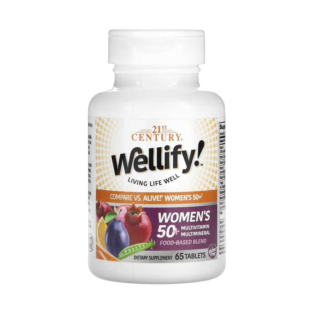 21st Century, Wellify! Women's 50+ Multivitamin Multimineral, 65 Tablets front packaging view