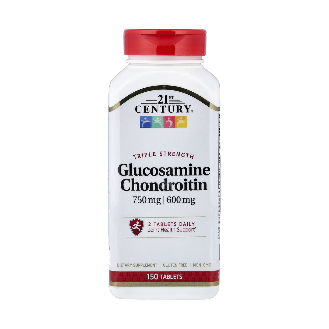 21st Century, Glucosamine Chondroitin, Triple Strength, 150 Tablets front packaging view