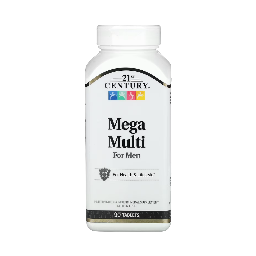 21st Century, Mega Multi for Men, 90 Tablets front packaging view