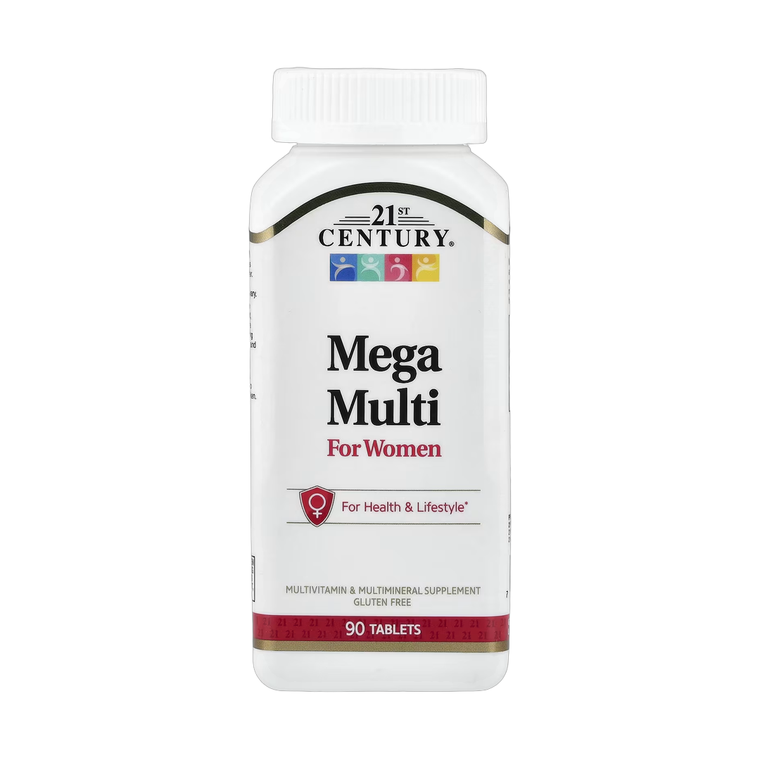 21st Century, Mega Multi for Women, 90 Tablets front packaging view