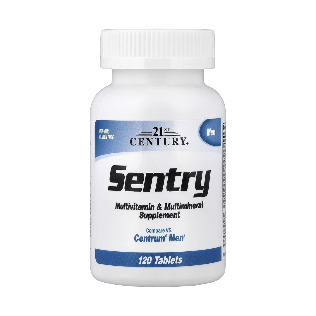 21st Century, Sentry Men, Multivitamin & Multimineral Supplement, 120 Tablets front packaging view