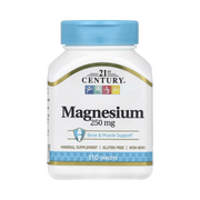21st Century, Magnesium, 250 mg, 110 Tablets front packaging view