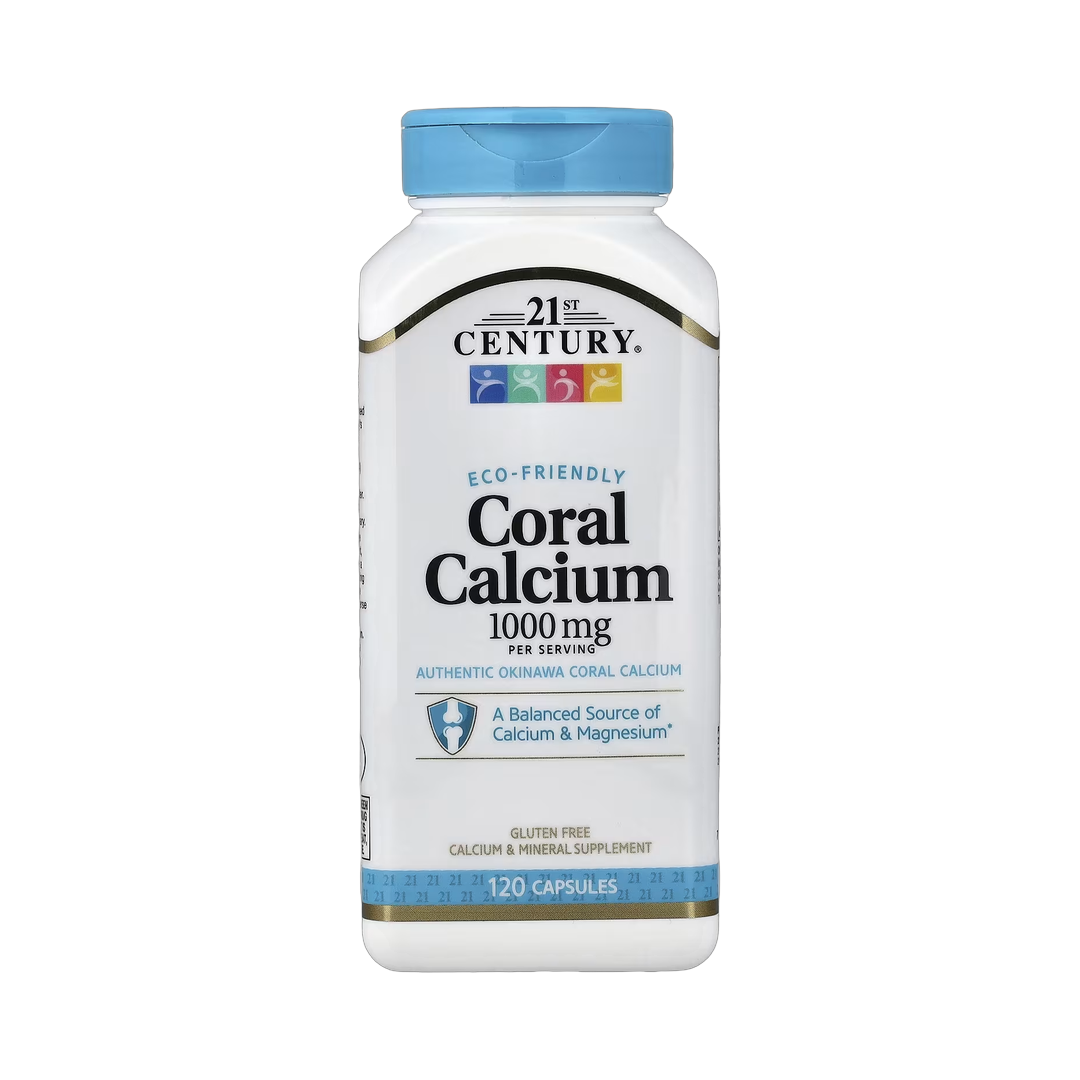21st Century, Coral Calcium, 120 Capsules front packaging view