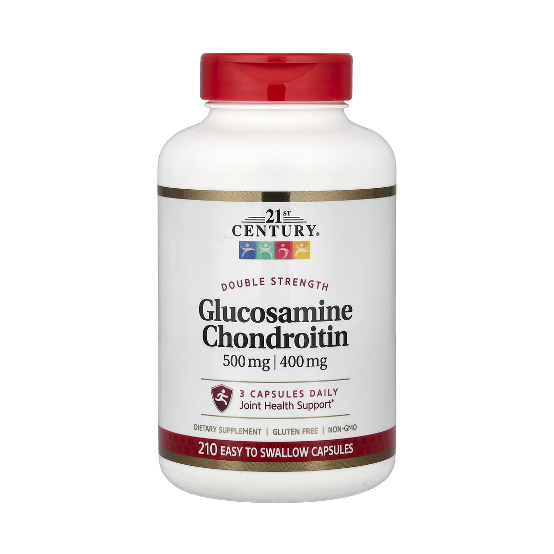 21st Century, Glucosamine Chondroitin, 210 Easy to Swallow Capsules front packaging view