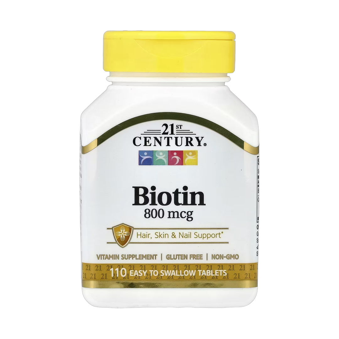 21st Century, Biotin, 110 Easy Swallow Tablets front packaging view