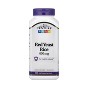 21st Century, Red Yeast Rice, 600 mg, 150 Vegetarian Capsules front packaging view