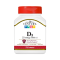 21st Century Vitamin D, 1000iu, 110 Tablets