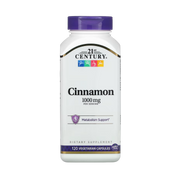 21st Century, Cinnamon, 120 Vegetarian Capsules front packaging view