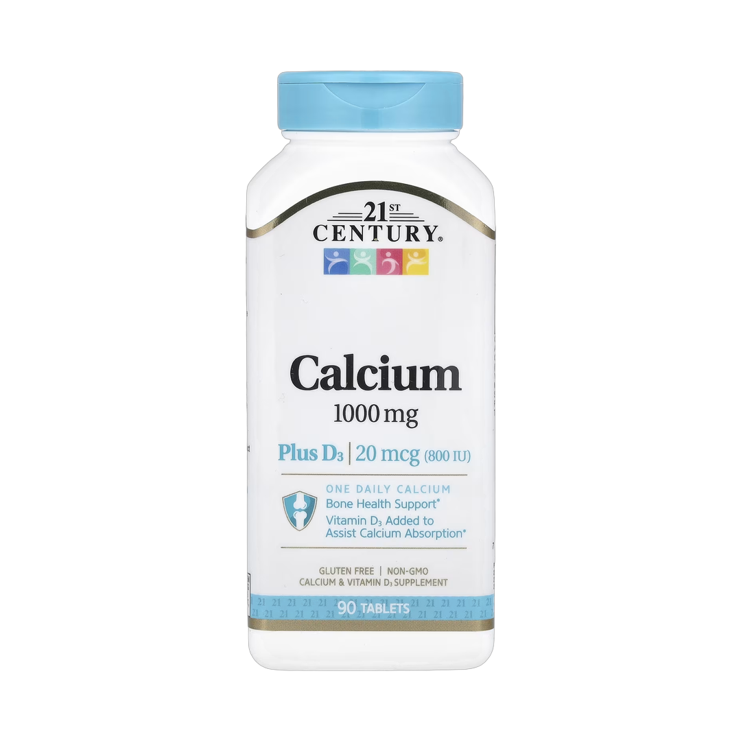 21st Century, Calcium Plus D3, 90 Tablets front packaging view