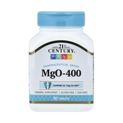 21st Century, MgO-400, 90 Tablets front packaging view