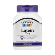 21st Century, Lutein, 20 mg, 60 Softgels front packaging view