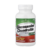 21st Century, Glucosamine Chondroitin Advanced Plus MSM, 120 Coated Tablets front packaging view