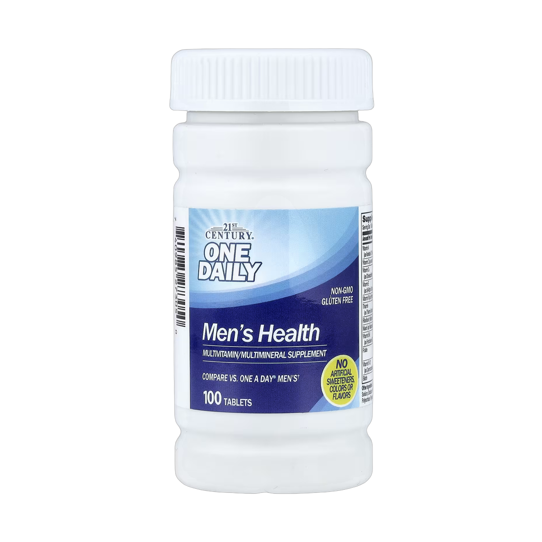 21st Century, One Daily, Men's Health, 100 Tablets front packaging view