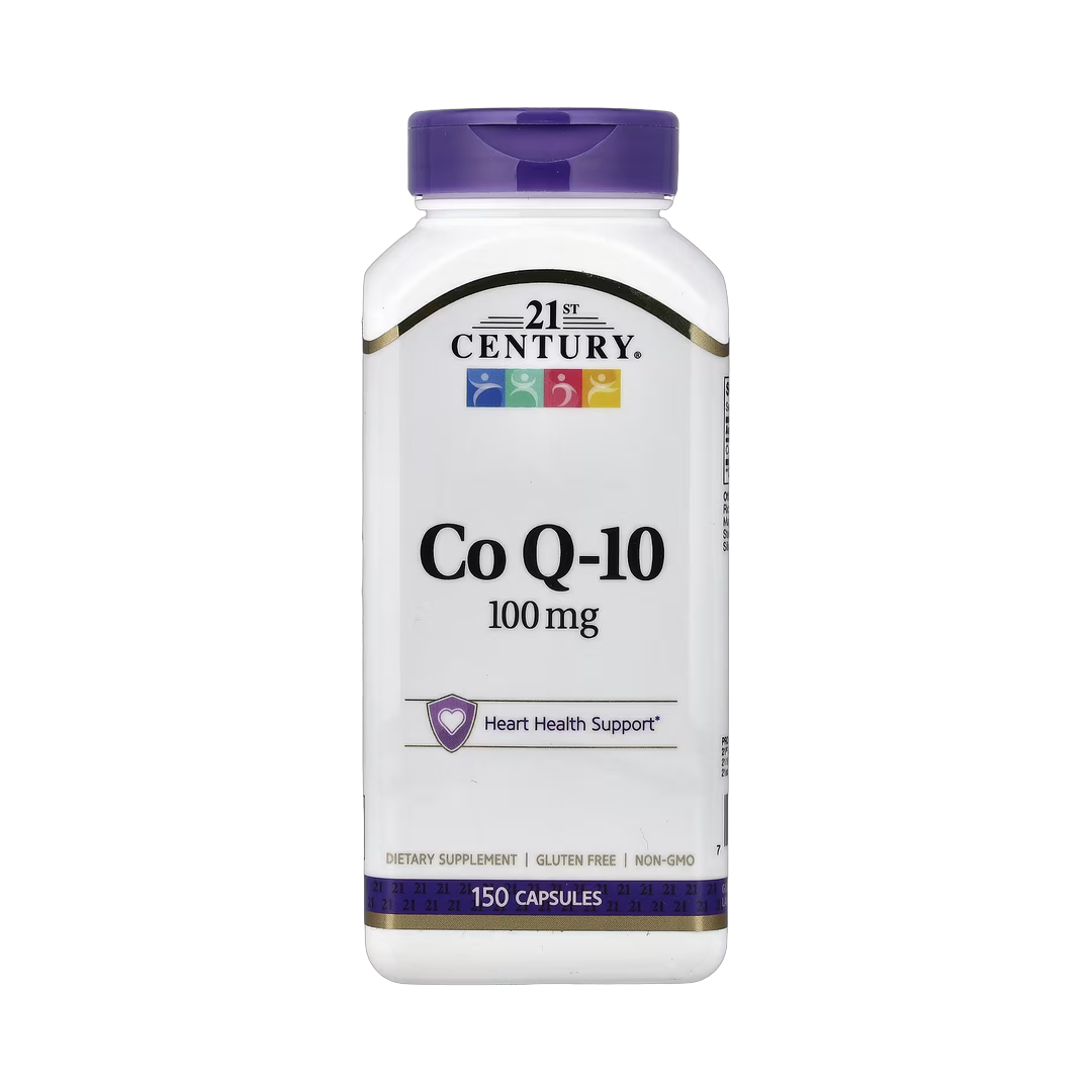 21st Century, CoQ10, 100 mg, 150 Capsules front packaging view