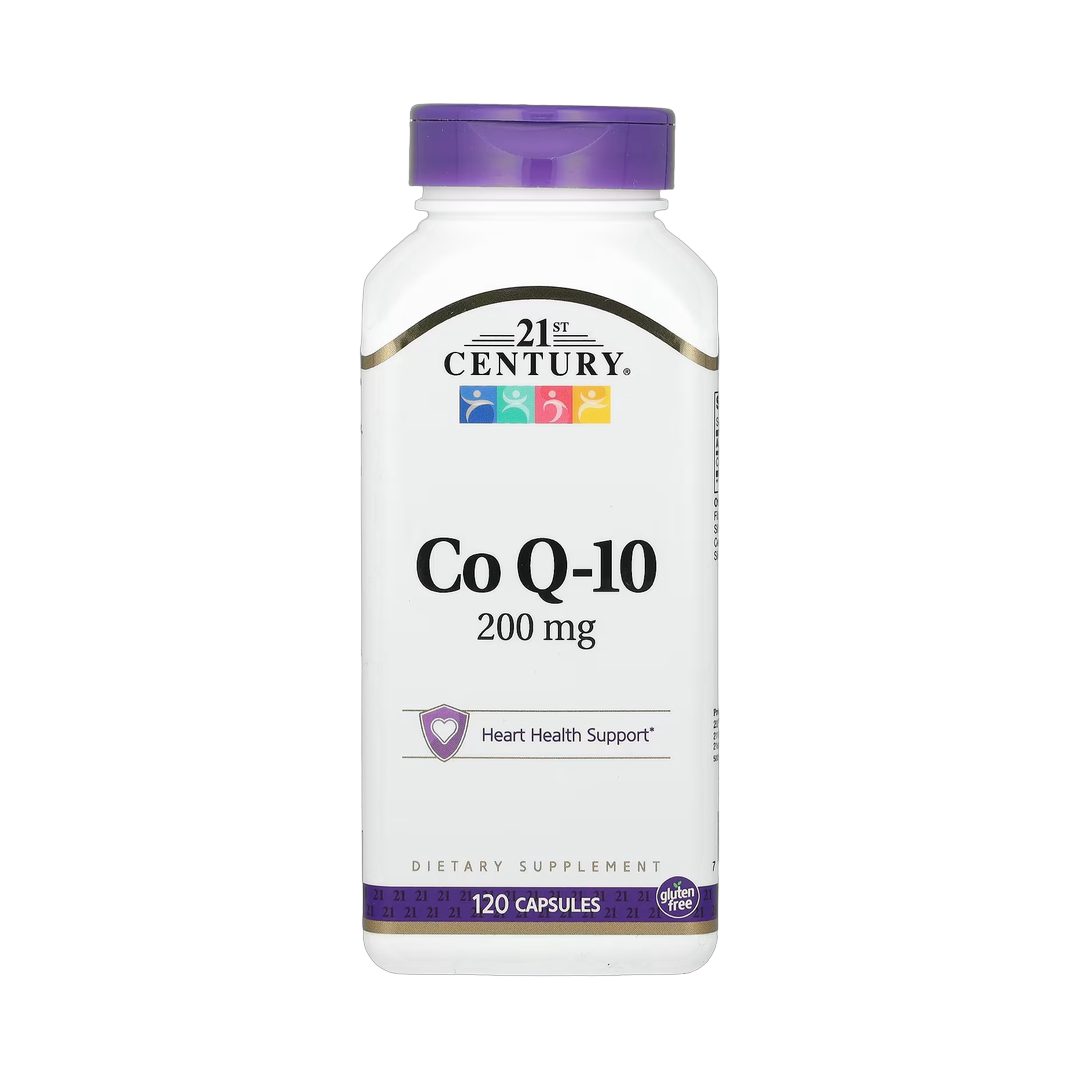 21st Century, CoQ10, 200 mg, 120 Capsules front packaging view