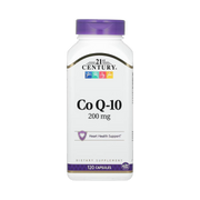 21st Century, CoQ10, 200 mg, 120 Capsules front packaging view