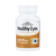 21st Century, Healthy Eyes, Lutein and Zeaxanthin, 60 Capsules front packaging view